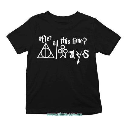 Playera Niña Harry Potter Always After All This Time