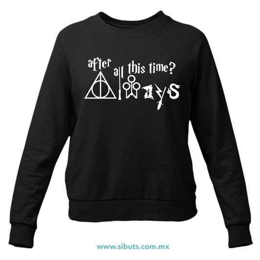 Sudadera Mujer Cuello Redondo Harry Potter Always After All This Time