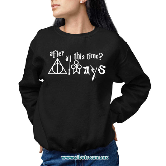 Sudadera Mujer Cuello Redondo Harry Potter Always After All This Time