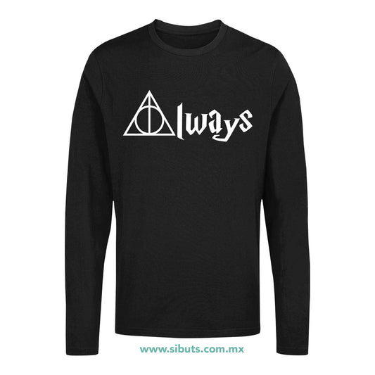 Playera Hombre Manga Larga Harry Potter Always