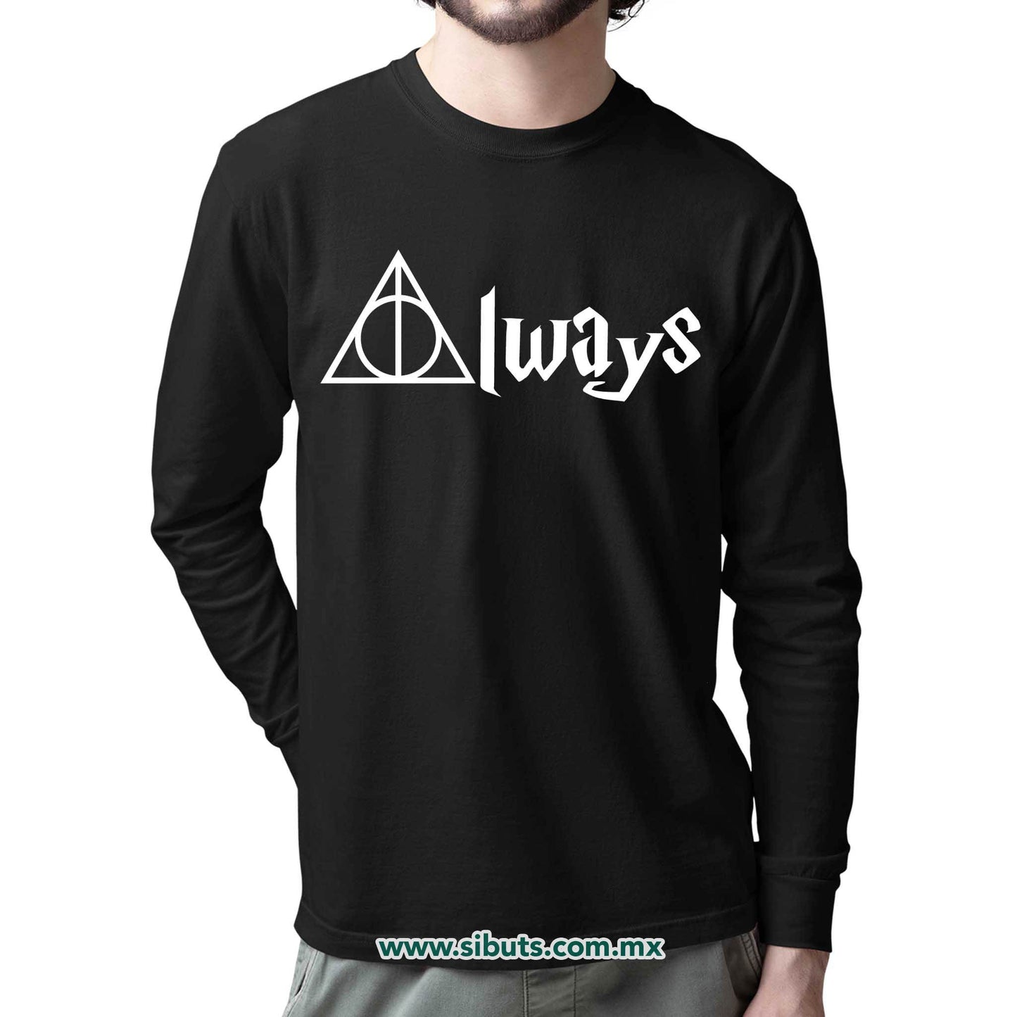 Playera Hombre Manga Larga Harry Potter Always