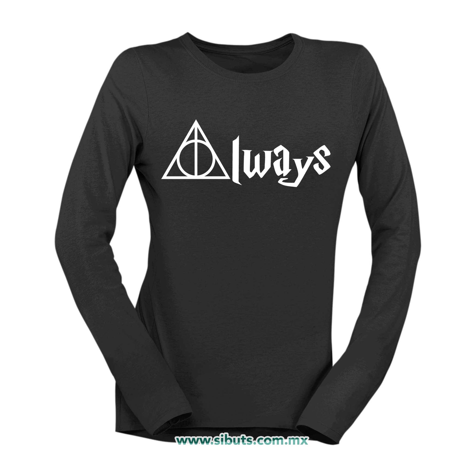 Playera Mujer Manga Larga Harry Potter Always