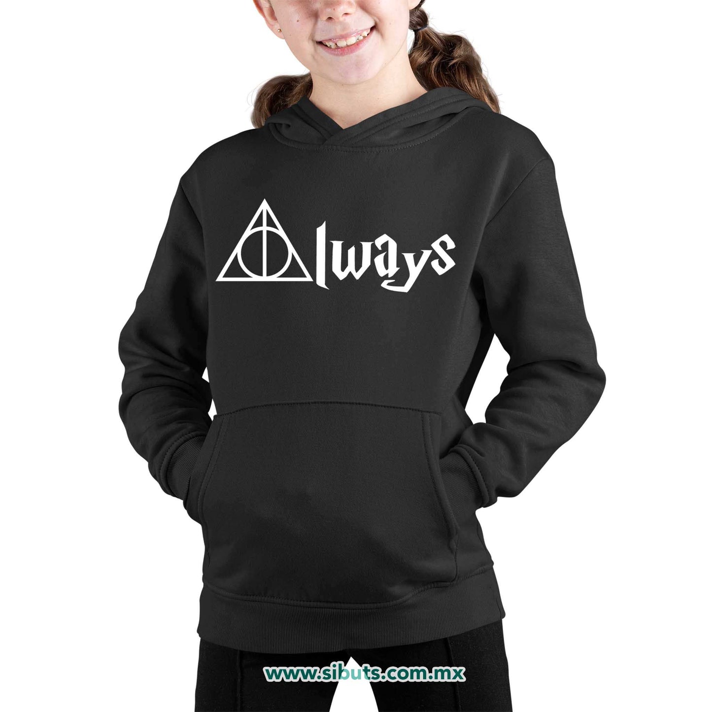 Sudadera Niña Gorro Harry Potter Always