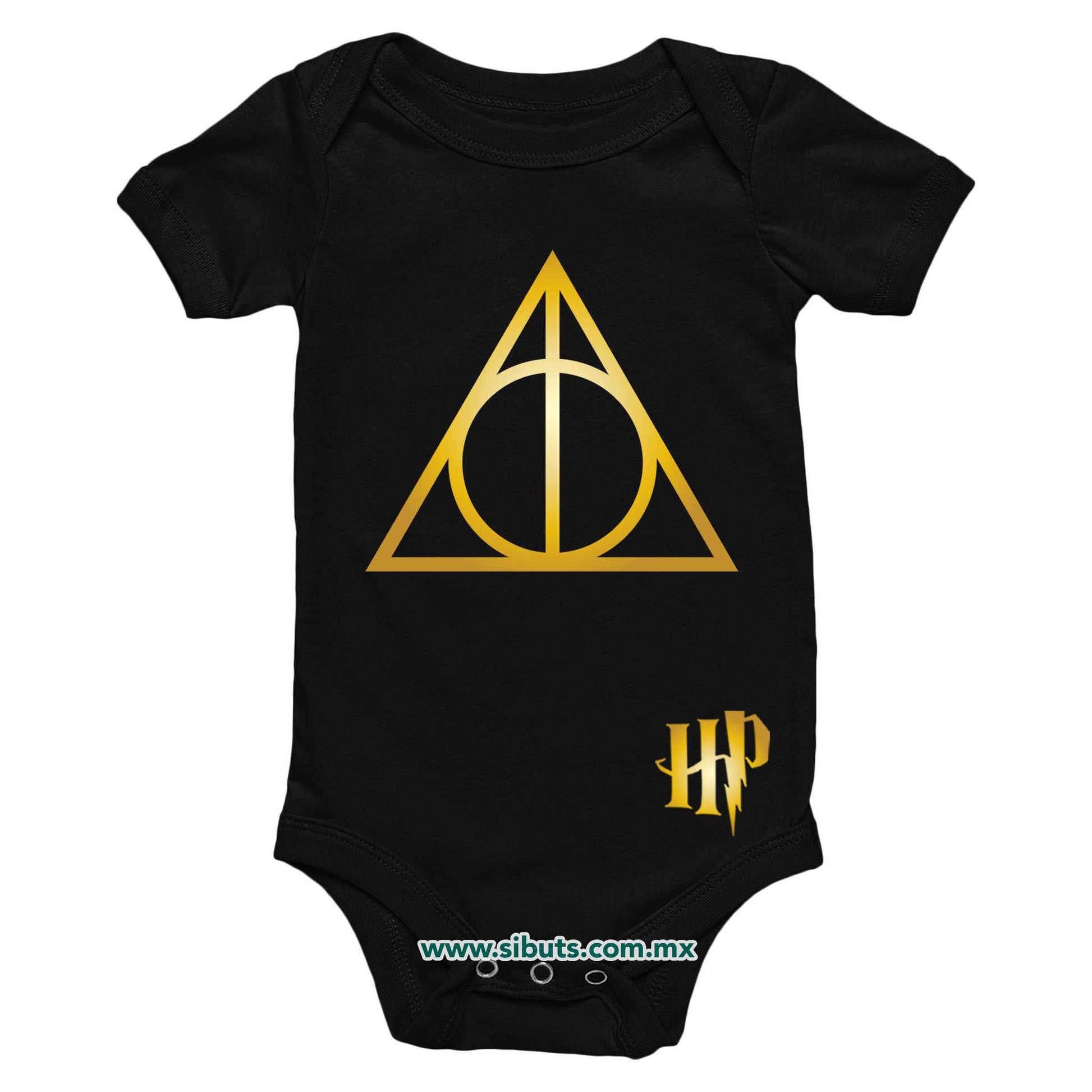 Pañalero Bebé Harry Potter Deathly Dorado