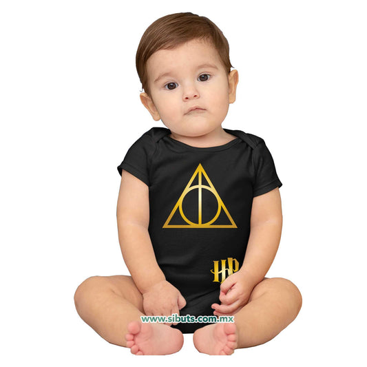 Pañalero Bebé Harry Potter Deathly Dorado