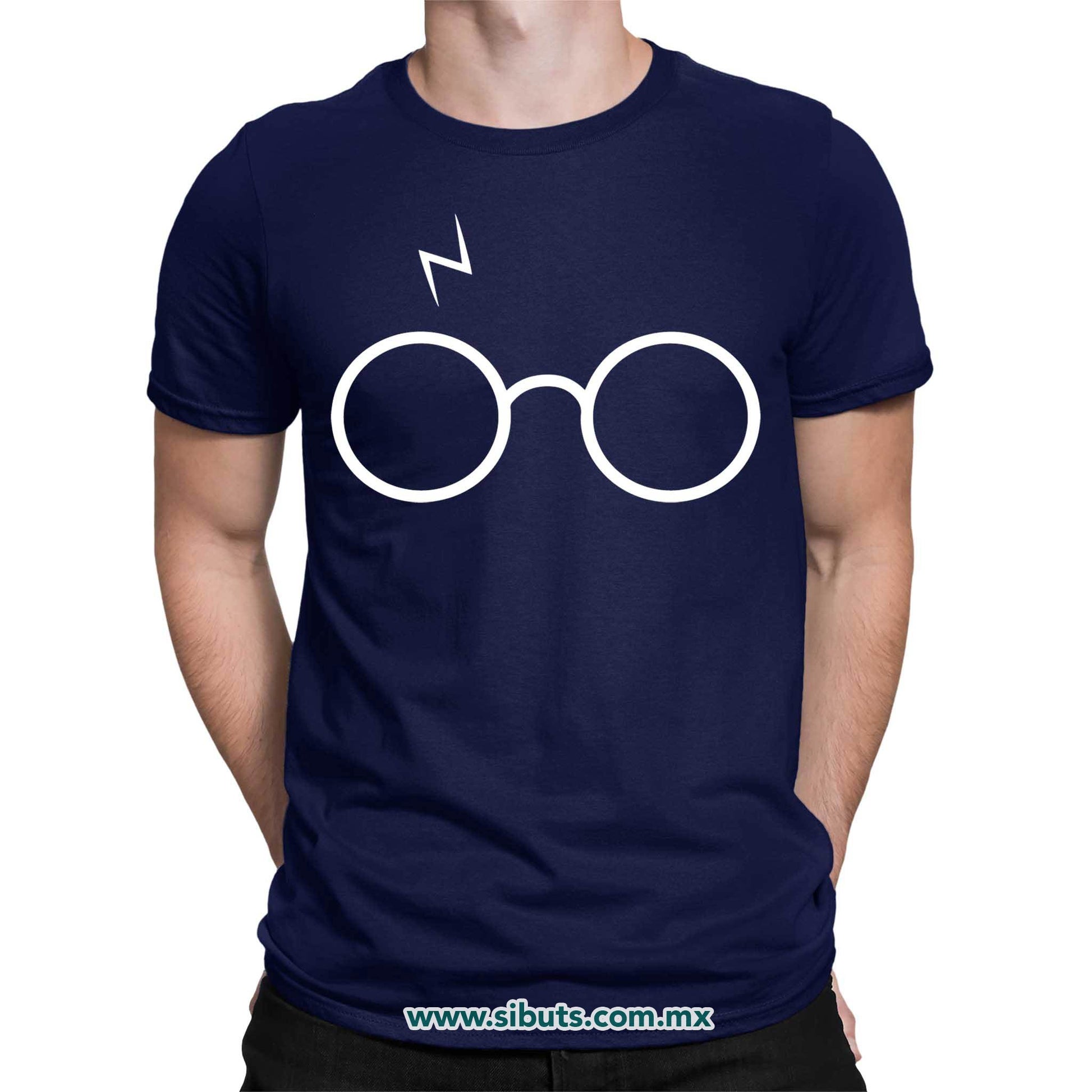 Playera Hombre Harry Potter Lentes