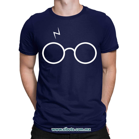 Playera Hombre Harry Potter Lentes