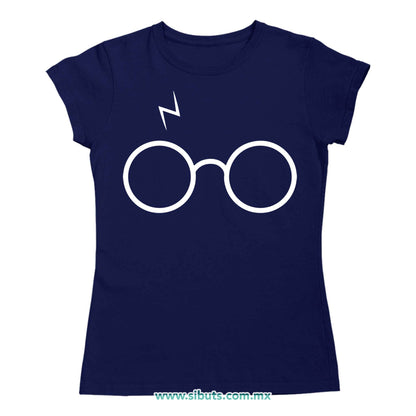 Playera Mujer Harry Potter Lentes