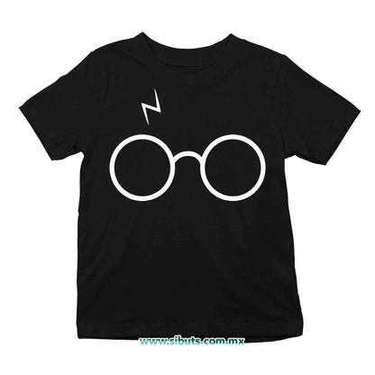 Playera Niña Harry Potter Silueta Lentes