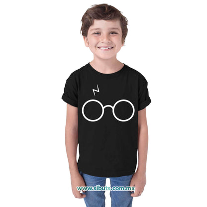 Playera Niña Harry Potter Silueta Lentes