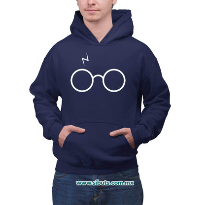 Sudadera Hombre Gorro Harry Potter Lentes