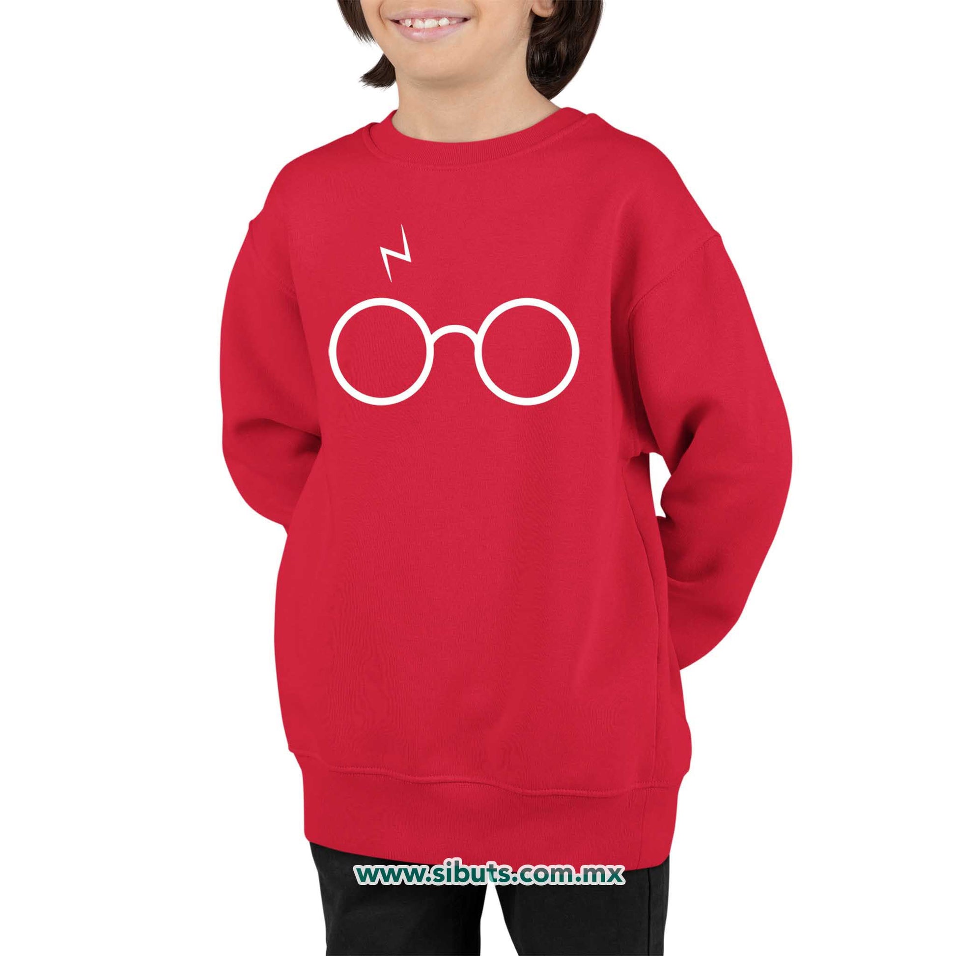 Sudadera Niño Cuello Redondo Harry Potter Lentes