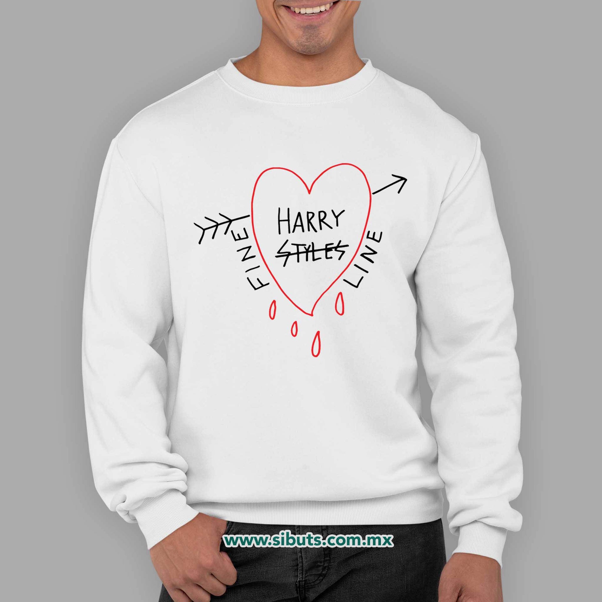 Sudadera Hombre Cuello Redondo Harry Styles Fine Line