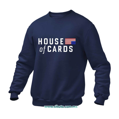 Sudadera Hombre Cuello Redondo House Of Cards