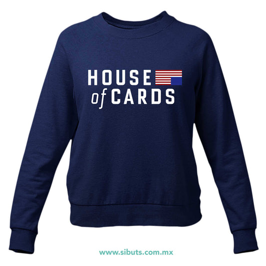 Sudadera Mujer Cuello Redondo House Of Cards