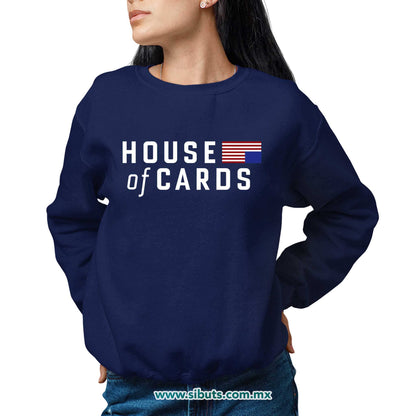 Sudadera Mujer Cuello Redondo House Of Cards