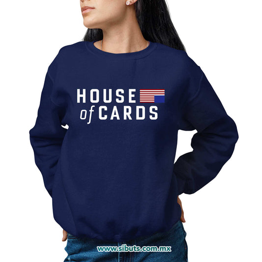 Sudadera Mujer Cuello Redondo House Of Cards