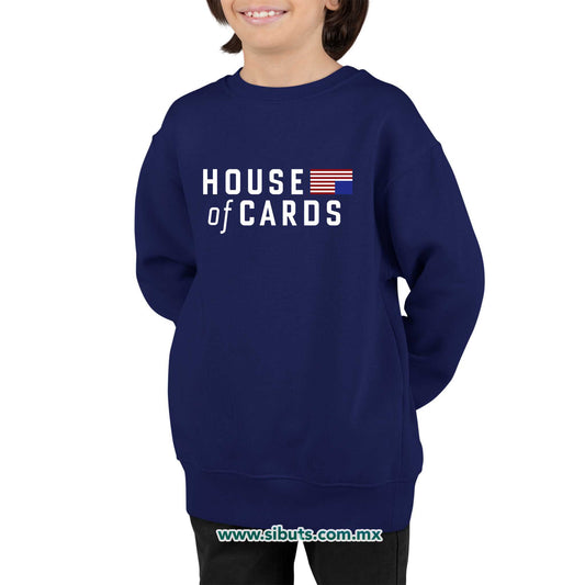 Sudadera Niño Cuello Redondo House Of Cards