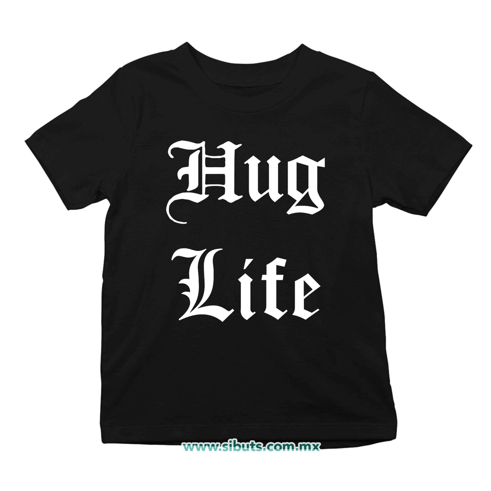 Playera Niño Frase Hug Life