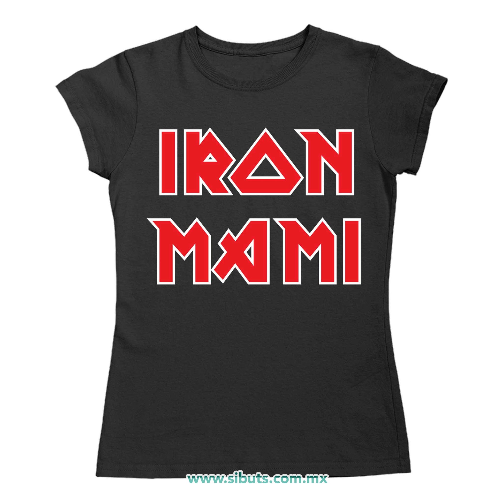 Playera Mujer Iron Mami Iron Maiden