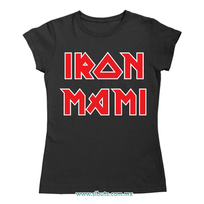 Playera Mujer Iron Mami Iron Maiden