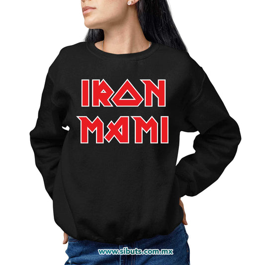 Sudadera Mujer Cuello Redondo Iron Mami Iron Maiden