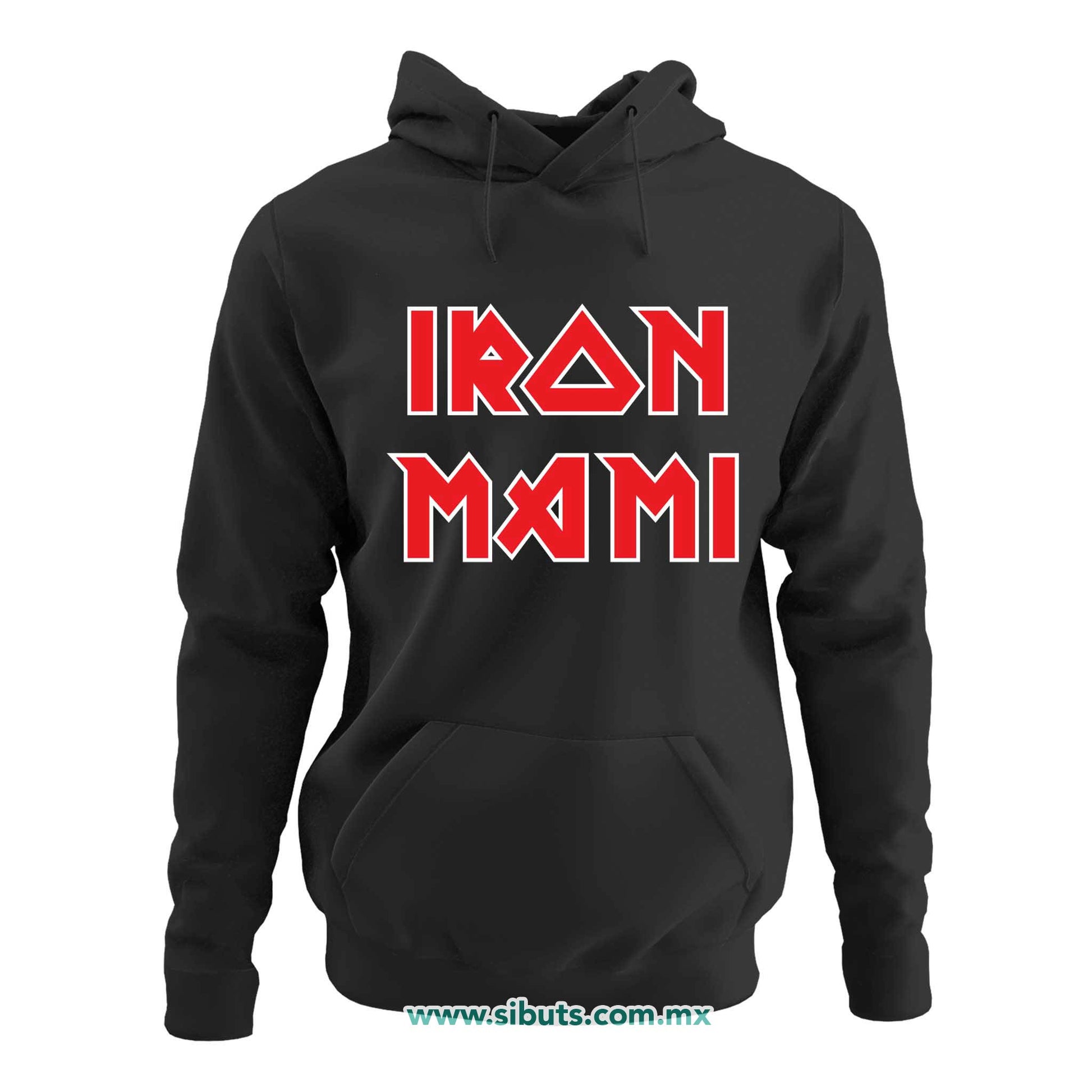 Sudadera Mujer Gorro Iron Mami Iron Maiden