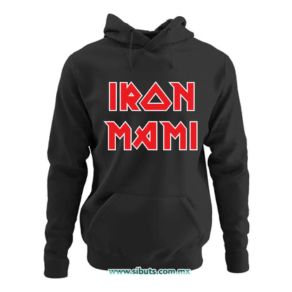 Sudadera Mujer Gorro Iron Mami Iron Maiden