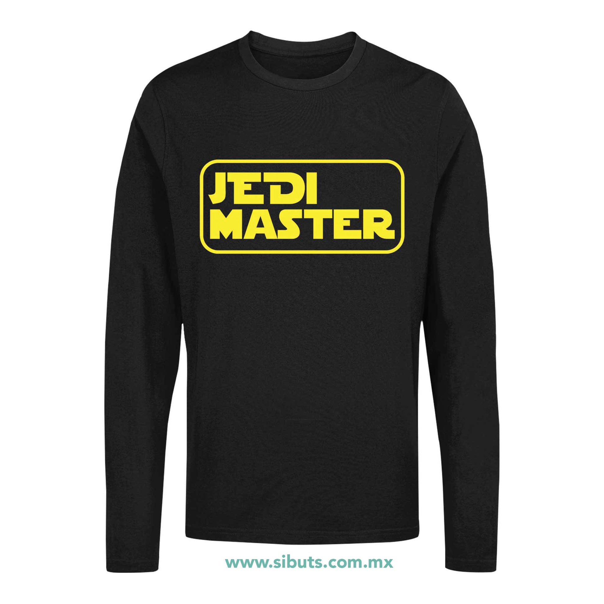 Playera Hombre Manga Larga Star Wars Jedi Master