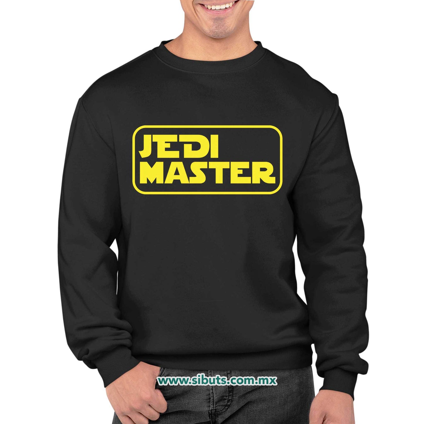 Sudadera Hombre Cuello Redondo Star Wars Jedi Master