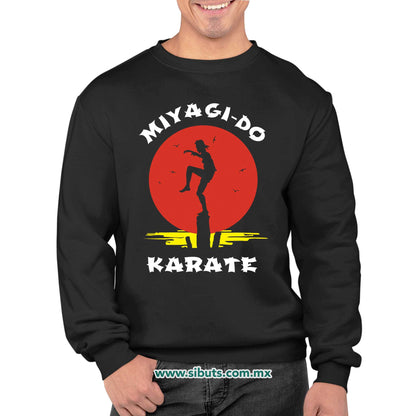 Sudadera Hombre Cuello Redondo Karate Kid Miyag Do