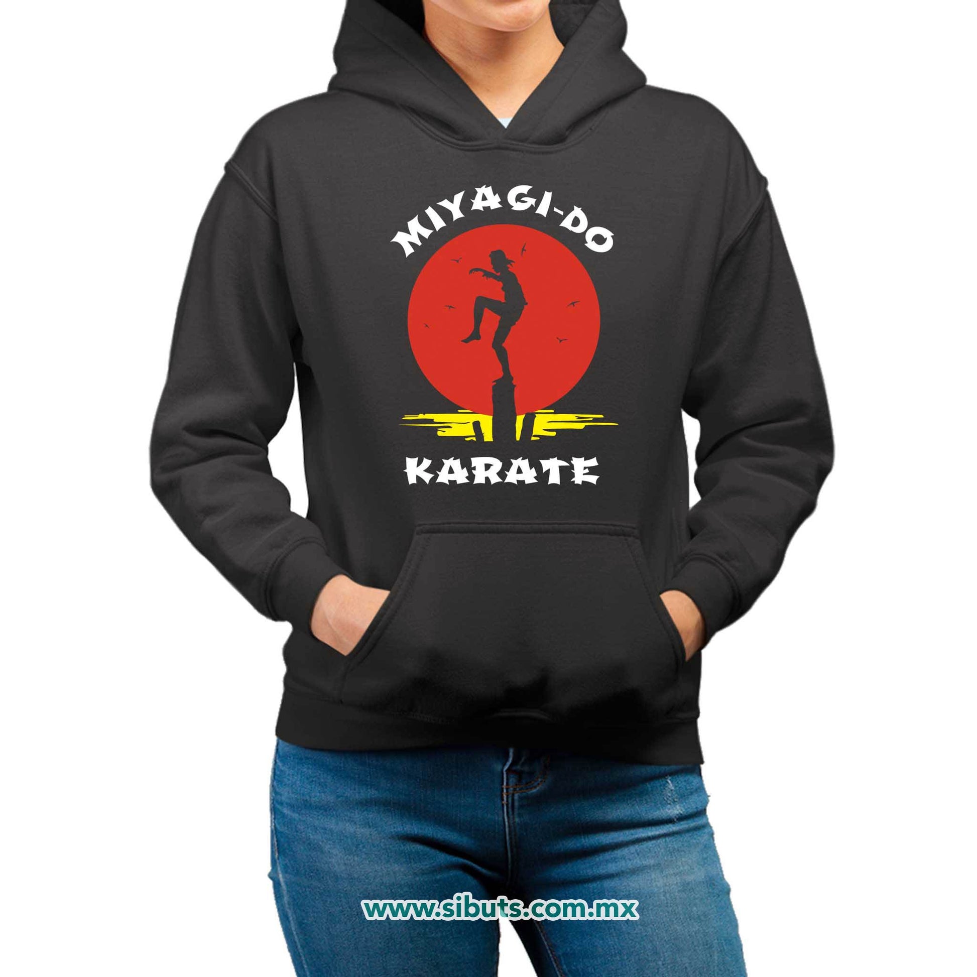 Sudadera Mujer Gorro Karate Kid Miyag Do