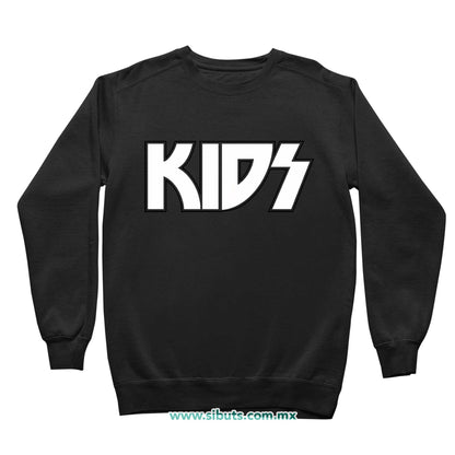 Sudadera Niño Cuello Redondo Kidz Rock Kiss