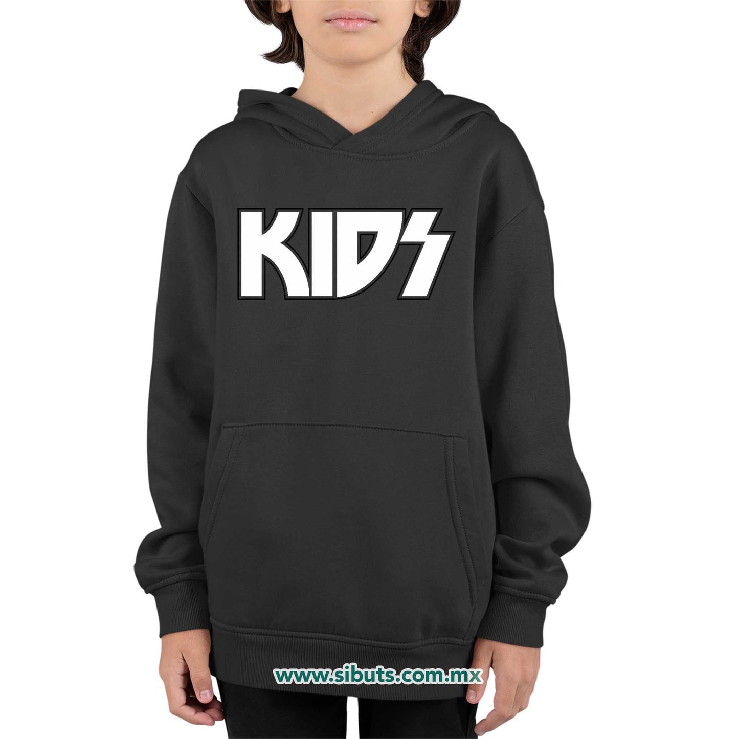 Sudadera Niño Gorro Kidz Rock Kiss