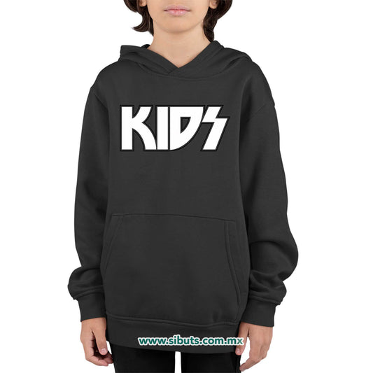 Sudadera Niño Gorro Kidz Rock Kiss