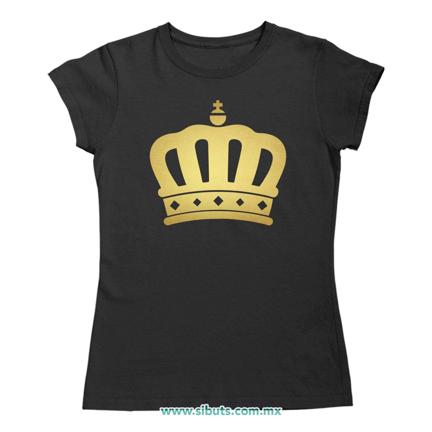 Playera Mujer Corona Queen