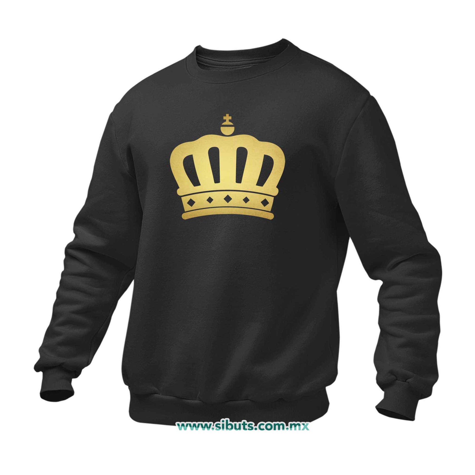 Sudadera Hombre Cuello Redondo Corona Queen