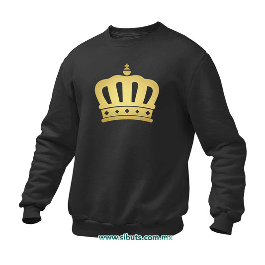 Sudadera Hombre Cuello Redondo Corona Queen