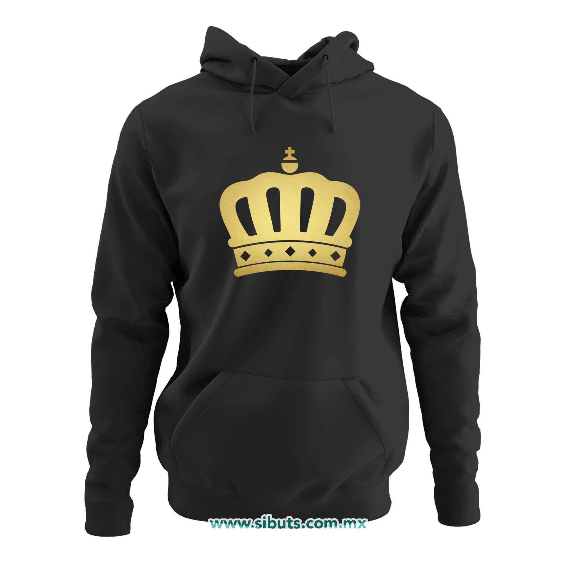 Sudadera Mujer Gorro Corona Queen