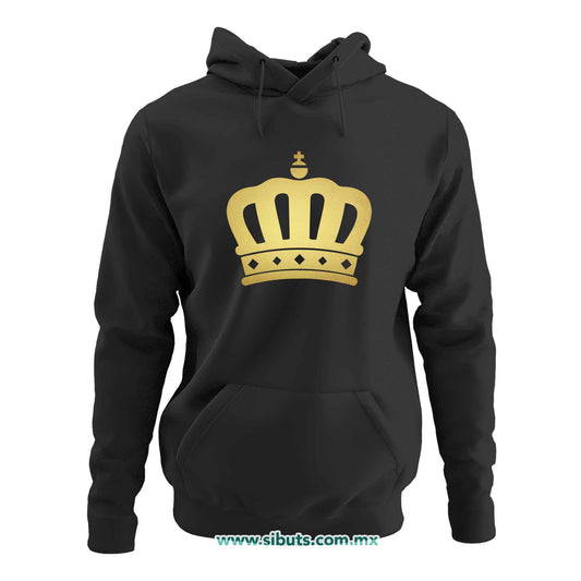 Sudadera Mujer Gorro Corona Queen
