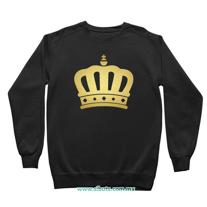 Sudadera Niña Cuello Redondo Corona Queen
