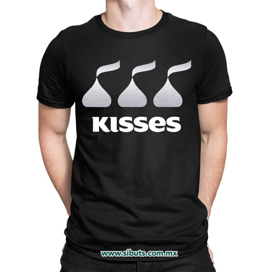 Playera Hombre Chocolates Kisses