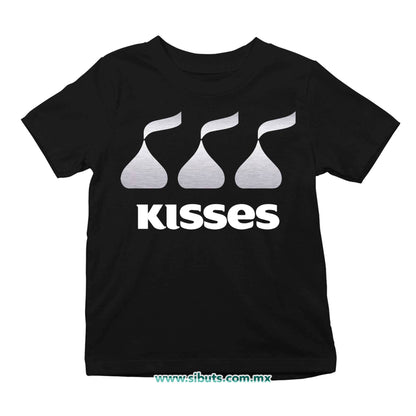 Playera Niña Chocolates Kisses