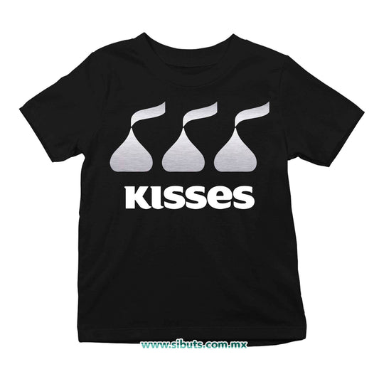 Playera Niña Chocolates Kisses