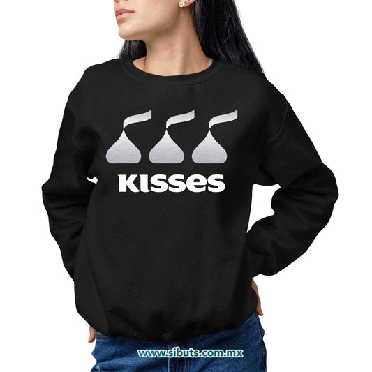 Sudadera Mujer Cuello Redondo Chocolates Kisses