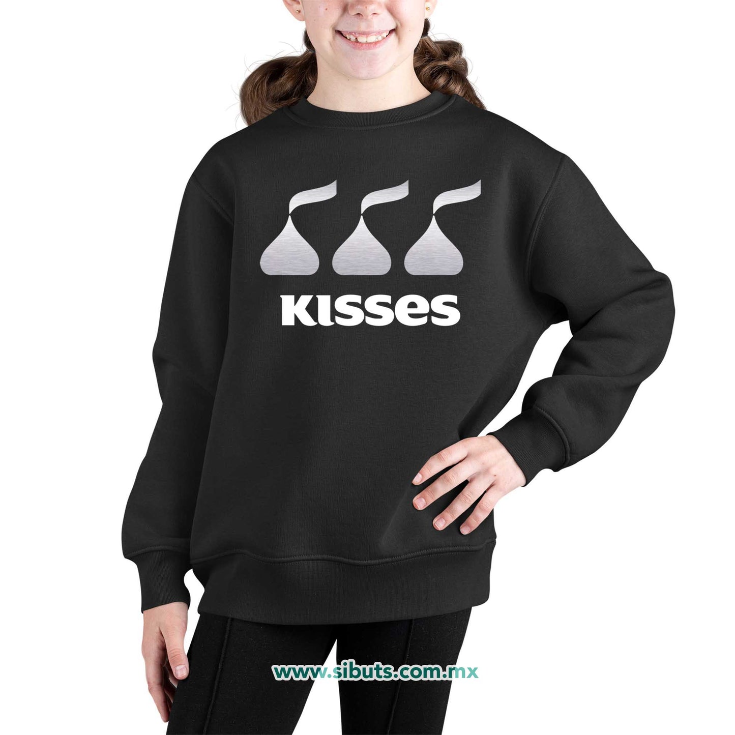 Sudadera Niña Cuello Redondo Chocolates Kisses