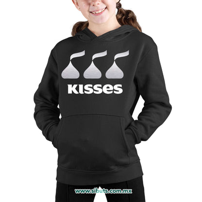 Sudadera Niña Gorro Chocolates Kisses