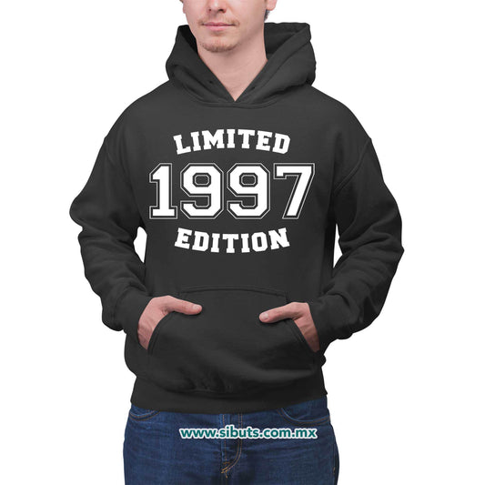Sudadera Hombre Gorro Personalizada Con Año Edición Limitada