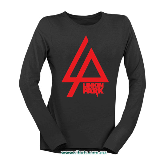 Playera Mujer Manga Larga Linkin Park