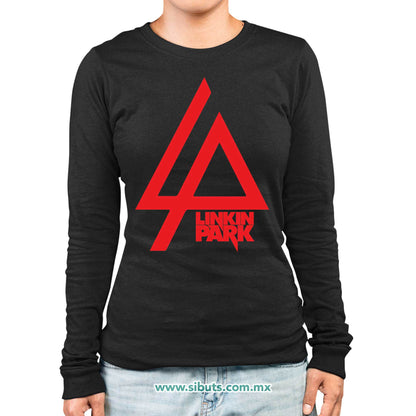 Playera Mujer Manga Larga Linkin Park